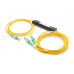 FCA-FCA102-SM-OHZFP1090 FCAPC光纖1分2單模分光器1090 FC1分2單模分光器 FBT分路器 FC1分2光纖分路器電信級 一分二尾纖式 1分2 光纖一分二FC APC
